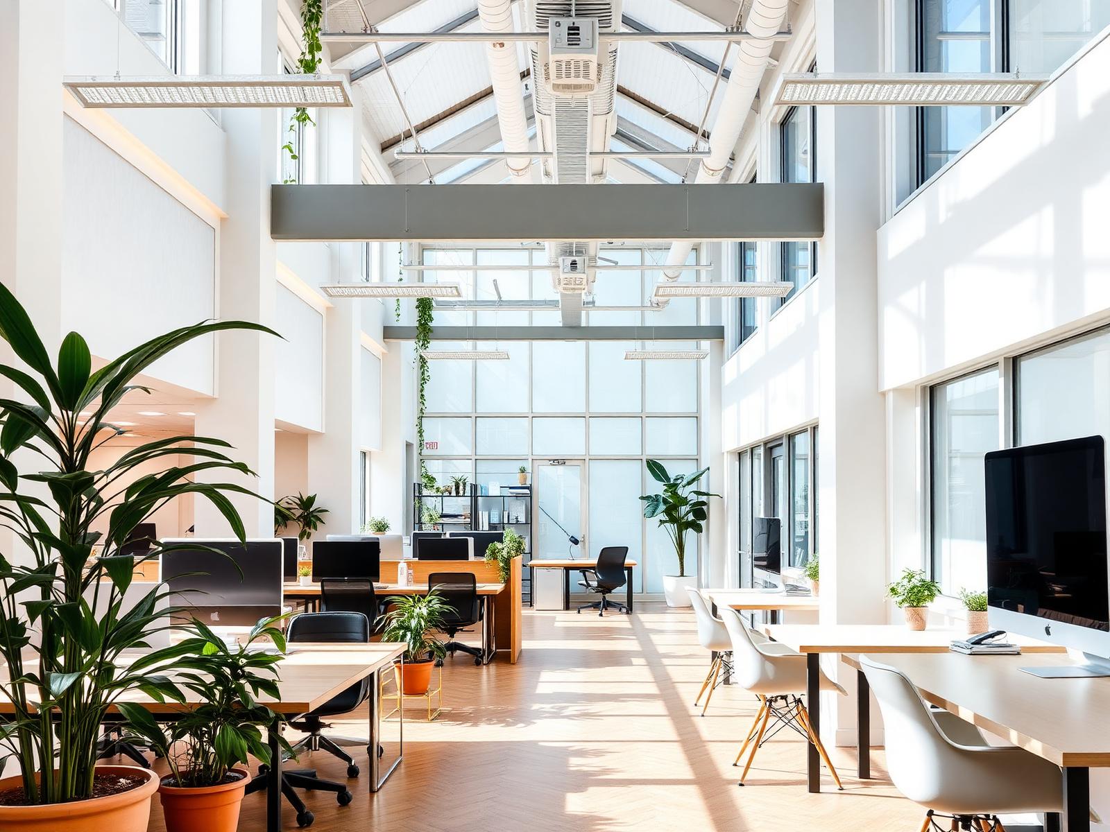 Modern UK office workspace — typical environment we investigate